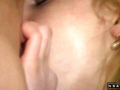 Blond, Sperma shot, Hardcore, Hd, Tieten likken