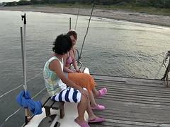 Asiático, Mamada, Cornudo, Sexo duro, Al aire libre, Esposa