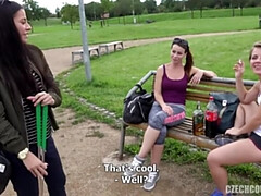 Bruinharig, Stel, Tsjechisch, Hd, Lesbisch, Pissen