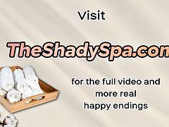 Enthousiasteling, Pijpbeurt, Schattig, Handbeurt, Masseren, Masturbatie, Olie, Saunazaal