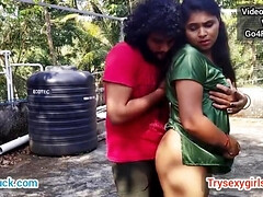 Shivani Bhabhi And Boyfriend Romance Outdoor Love making - Housewives