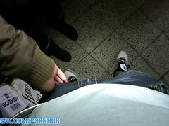 Blonde, Tir de sperme, Hard, Argent, De plein air, Public, Réalité, Fils