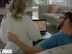 Anaal, Kont naar mond, Grote kont, Blond, Pijpbeurt, Sperma shot, Sperma in gezicht, Rijden