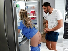 Amerikanisch, Grosser arsch, Grosse titten, Schwarz, Blondine, Blasen, Behaart, Krankenschwester