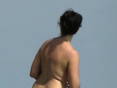 Arsch, Strand, Braunhaarige, Hd, Milf, Im freien, Öffentlich