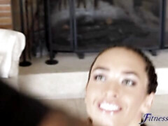 Жопа, Большие сиськи, Минет, Двойное проникновение, Ласковые ручки, Два парня и девушка, Молоденькие, Втроем