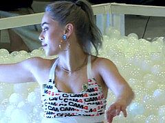 Amerikaans, Aziatisch, Mooie dikke vrouwen, Grote kont, Grote lul, Zwart, Bruinharig, Rijpe lesbienne