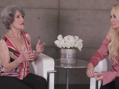 フェラチオ, なめる, 下着, 熟年, オマンコ, スパンキング, ストッキング, バイブレーター