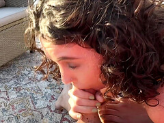 Kont, Bruinharig, Buiten, Gezichtspunt, Kut duiken, Geschoren, Tiener, Strak