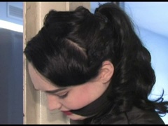 素人, 茶髪の, 衣服着たままセックス, 開帳, ヒール, 拘束