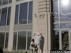 In den arsch, Grosse titten, Blondine, Vollbusig, Schwanz, Gruppensex, Hd, Mann mann frau