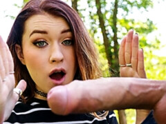 Anaal, Grote kont, Grote lul, Hondjeshouding, Natuurlijke tieten, Roodharige vrouw, Mager, Tieten likken