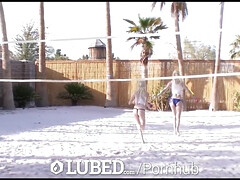 Rubia, Corrida, Hd, Público, Hijo, Trio