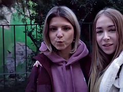 浮気する, ヨーロピアン, 彼女, ハードコア, アウトドア, ハメ撮り, 剃毛, ティーン