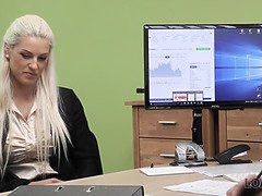 面接, ブロンド, 巨乳な, エロ熟女, Hd, 母, お金, 義母