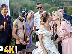 結婚, チェコ, ドレス, フェティッシュ, ハードコア, ストッキング, 結婚式, 奇妙