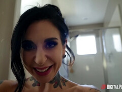 69, Cul, Sucer une bite, Brunette brune, Queue, Bâillonner, Léchez, Piercing