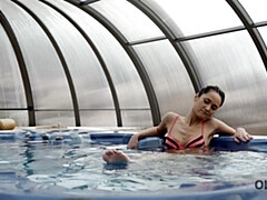 素人, 茶髪の, チェコ, 爸, フェティッシュ, 熟年, 小柄, ティーン