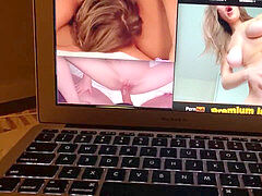 caressing my cootchie seeing split screen porn