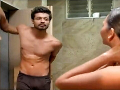 Grote mammen, Rondborstig, Bedriegen, Indisch, Moeder, Natuurlijke tieten, Buiten, Tieten likken