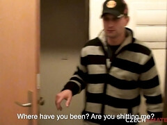 Leie, Arsch, Blasen, Vollbusig, Spermaladung, Im freien, Realität, Weibliche ejakulation