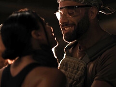 Gros cul, Sucer une bite, Hard, Interracial, Embrassement, Gicler, Nénés, Uniforme