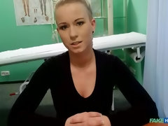 Blonde patient wants hard sex from her doctor