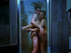 She Joins Him In The shower Because She Needs His Big Cock Inside Her