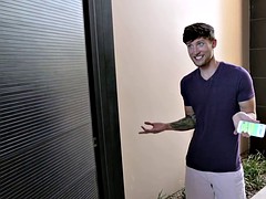 素人, デカチン, ゲイ, キス, フェラする