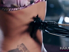 アナル, デカパイ, 茶髪の, ハードコア, レズビアン, 淫乱熟女, 三人