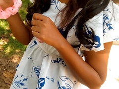 アジア人, カップル, カワイイ, 彼女, 自家製, アウトドア, 公共, 現実