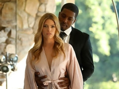Culo, Negro, Rubia, Estilo perrito, Pajear, Interracial, Besar, Tetas