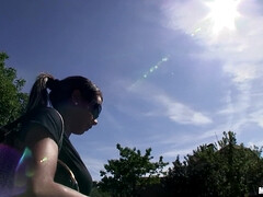 素人, 美女, ハードコア, お金, アウトドア, ハメ撮り, 現実, ヤリマン