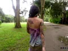 Enthousiasteling, Kont, Grote kont, Bruinharig, Hd, Openbaar, Alleen, Tiener