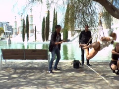 Anal, Amarrada, Dominación, Pies, Humillación, Público, Esclavo, Voyeur