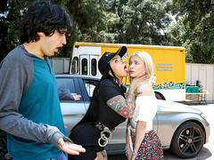 Culo grande, Lamidas, Coño, Trio