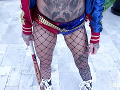 Verga grande, Rubia, Estilo perrito, Interracial, Lamidas, Monstruo, Coño, Tatuaje