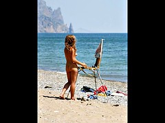 Enjoying summer in the Nude