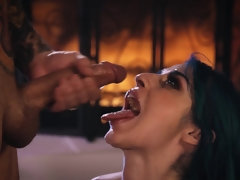 Gros seins, Sucer une bite, Tir de sperme, Hd, Léchez, Chatte, Rasée, Nénés