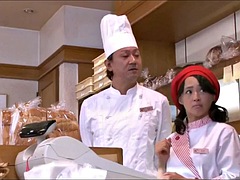 デカパイ, フェラチオ, 中出し, フェティッシュ, 日本人, 熟年, 淫乱熟女, 穴開きパンティ