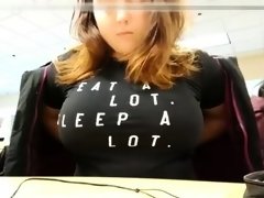 Naughty girl Leigh masturbate in public