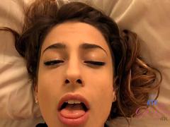 Blond, Pijpbeurt, Bruinharig, Compilatie, Sperma, Gezichtspunt, Mager, Tieten likken