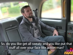 Tetas grandes, Coche, Corridas faciales, Penetracion con dedos, Pajear, Lamidas, Coño, Mojado