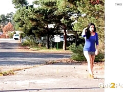 Amateur, Noire, Bottes, Brunette brune, Hd, De plein air, Pisser, Chatte