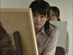Asiatisch, Japanische massage, Lesbisch, Verführt