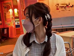 素人, アジア人, 美女, フェラチオ, 中出し, 日本人, ガリガリ