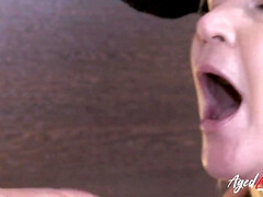 デカ尻, フェラチオ, 巨乳な, イく瞬間, ハードコア, 熟年, 裸, オッパイの