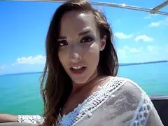 Bruinharig, Hd, Reusachtig, Lesbisch, Buiten, Kut duiken, Alleen, Tieten likken