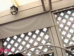 舐める尻, デカパイ, 指いじり, キス, なめる, オマンコ, ペニスバンド, オッパイの