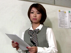 18 jahre, Asiatisch, Arsch, Braunhaarige, Besamung, Japanische massage, Büro, Muschi